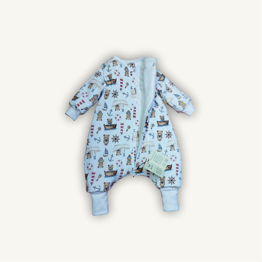 Saco de Dormir Bebé Invierno - Oso Bote Algodón Pima