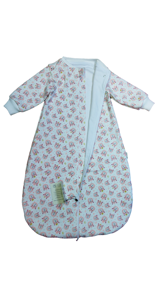 Bolsa de Dormir Bebé Media Estación - Osa Reyna Algodón 100%