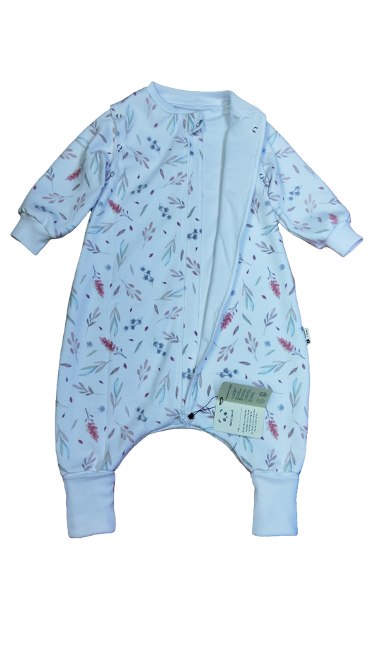 Saco de Dormir Bebé Media Estación - Hojas V3 Algodón 100%