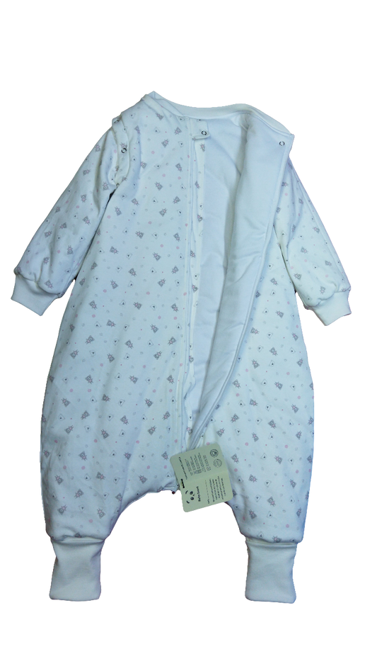 Saco de Dormir Bebé Invierno - Ositos Rosa V2 Algodón Pima