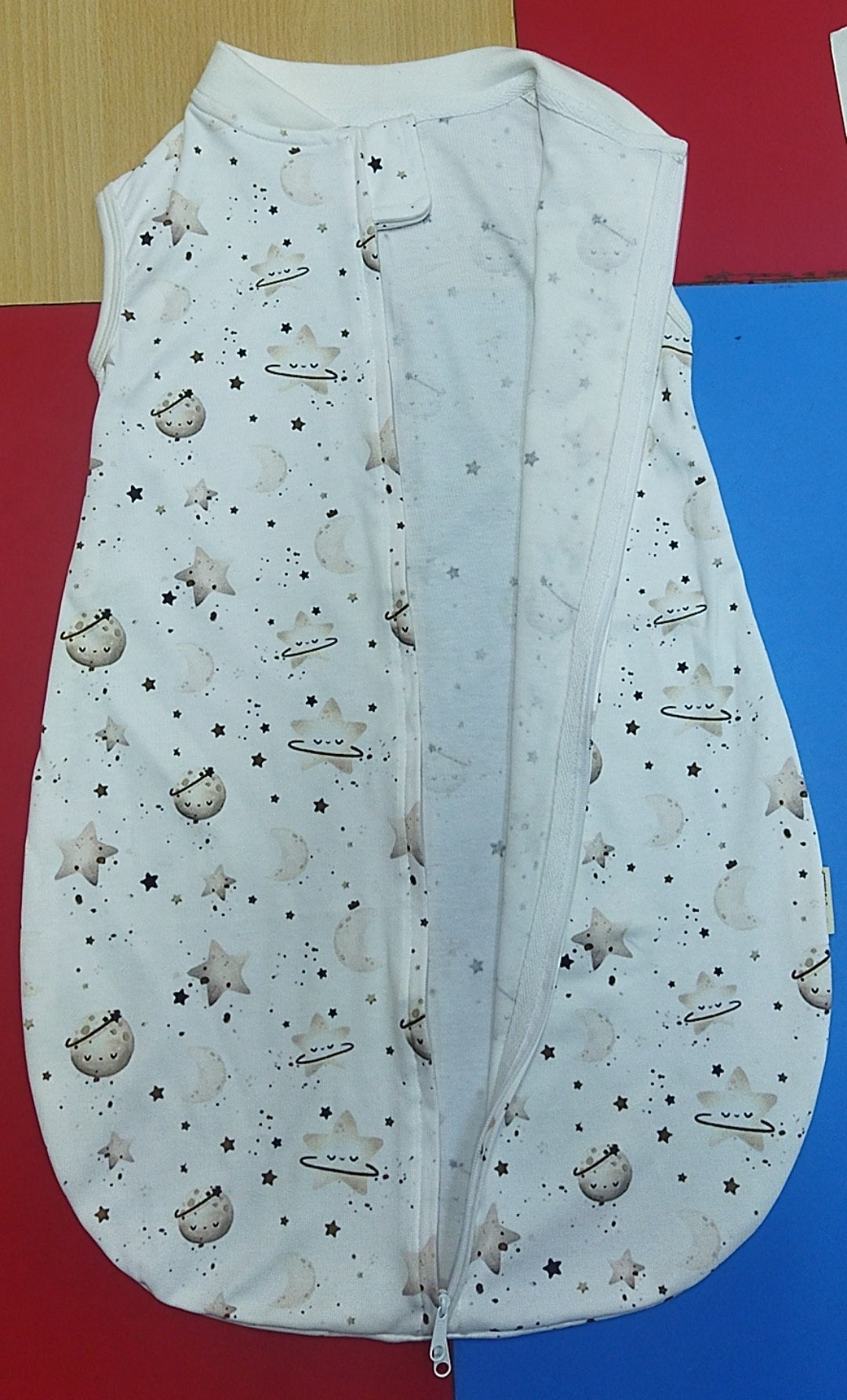 Bolsa de Dormir Bebé Verano - Planeta Estrella Algodón 100%