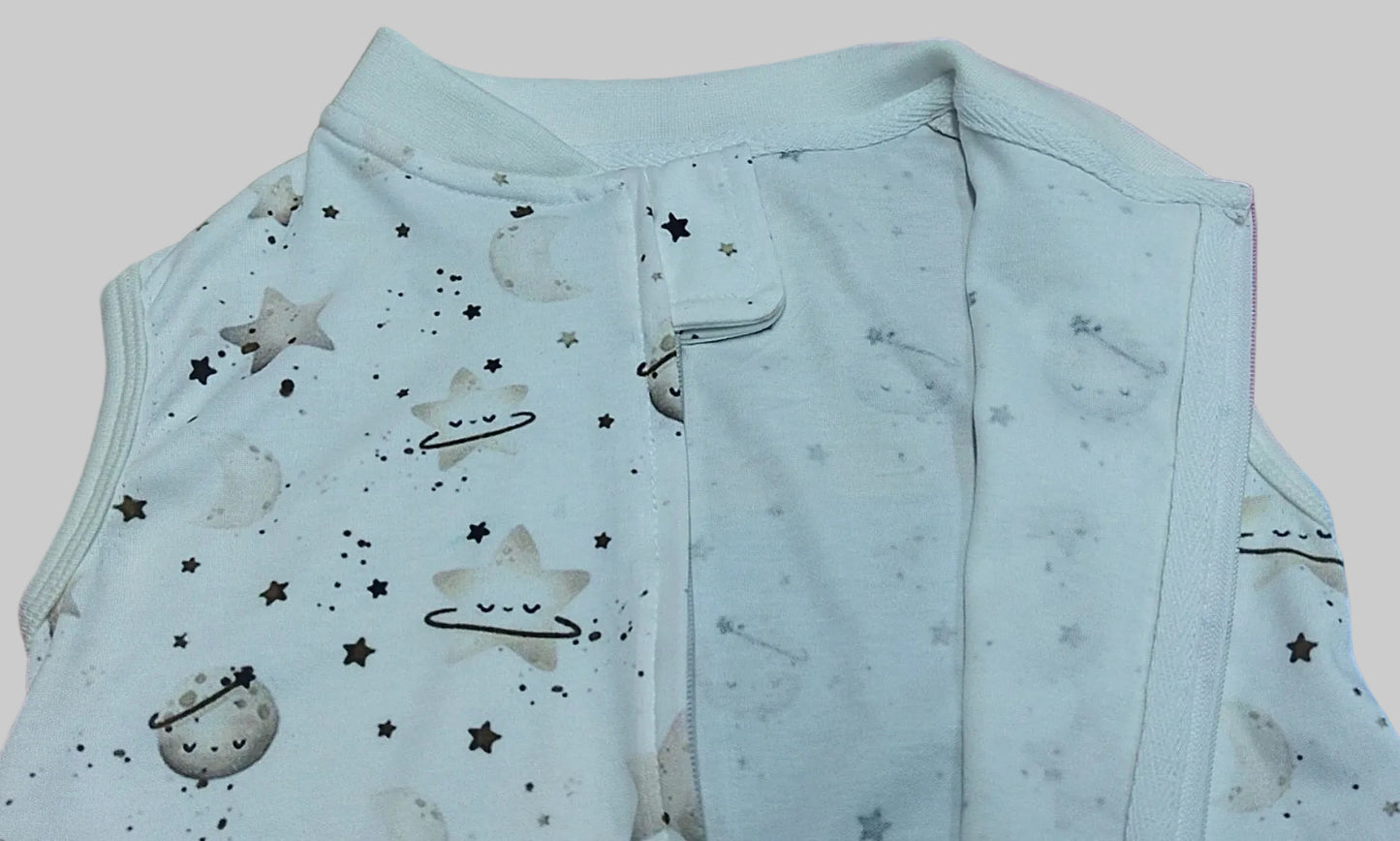 Bolsa de Dormir Bebé Verano - Planeta Estrella Algodón 100%