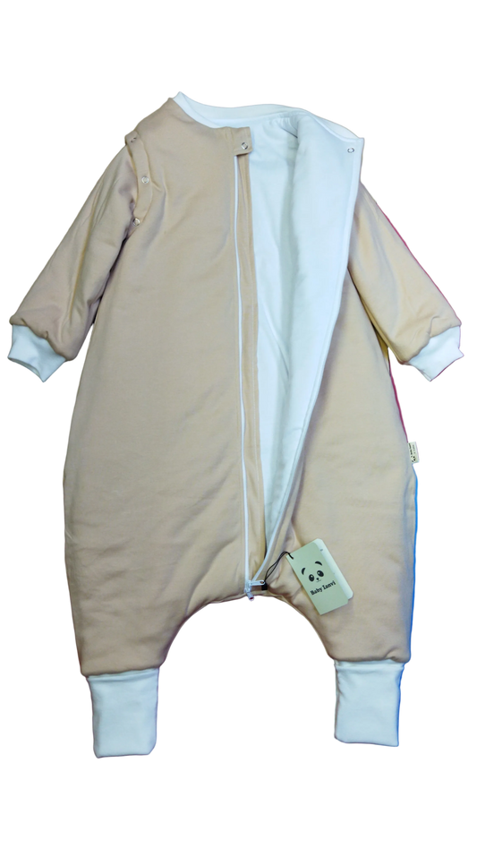 Saco de Dormir Bebé Invierno - beige Algodón Pima (Copia)
