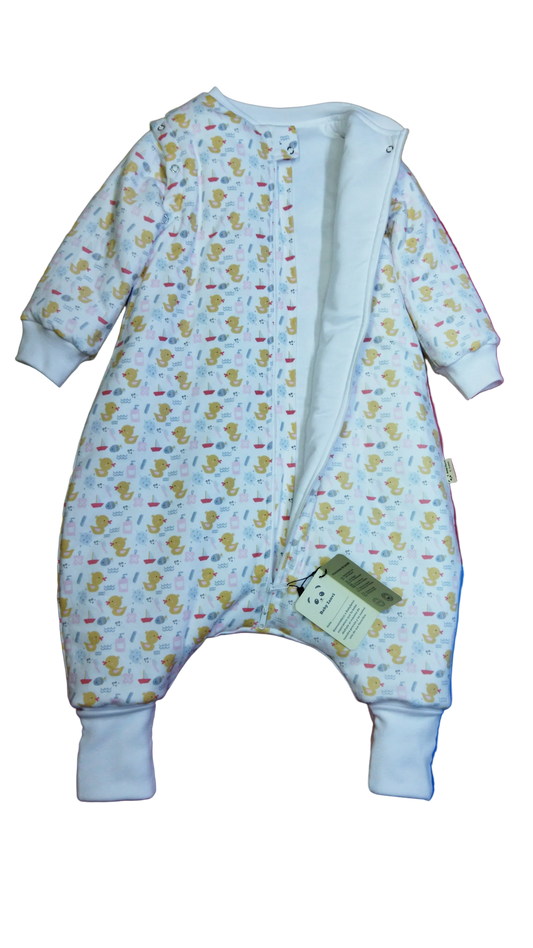 Saco de Dormir Bebé Invierno - patito bote Algodón Pima