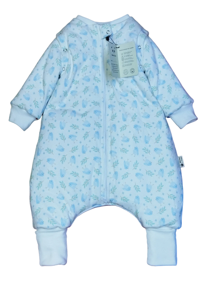 Saco de Dormir Bebé Invierno - ave hojas Algodón Pima