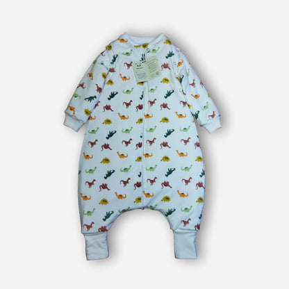 Saco de Dormir Bebé Invierno - Dinosaurio V4 Algodón Pima