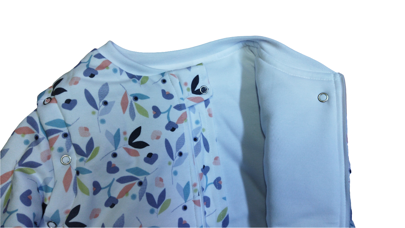 Saco de Dormir Bebé Invierno - Hojas V3 Algodón Pima