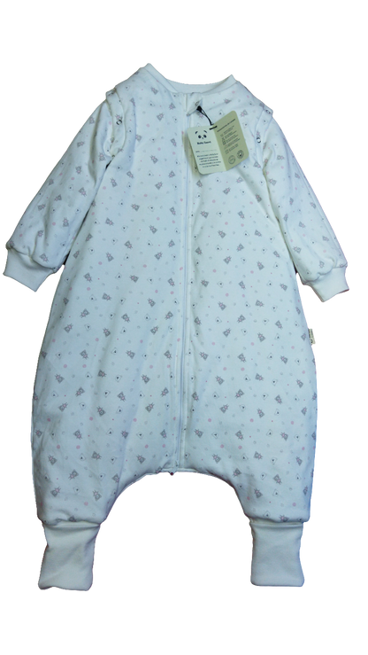 Saco de Dormir Bebé Invierno - Ositos Rosa V2 Algodón Pima