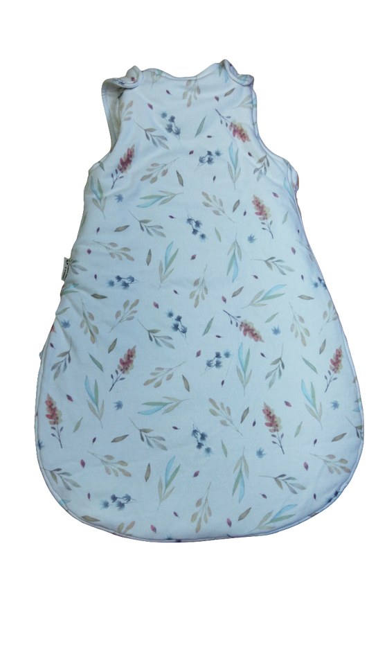 Bolsa de Dormir Bebé Invierno - Hojas Sin Mangas Algodón Pima