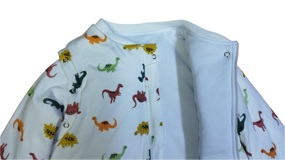 Saco de Dormir Bebé Invierno - Dinosaurio V4 Algodón Pima