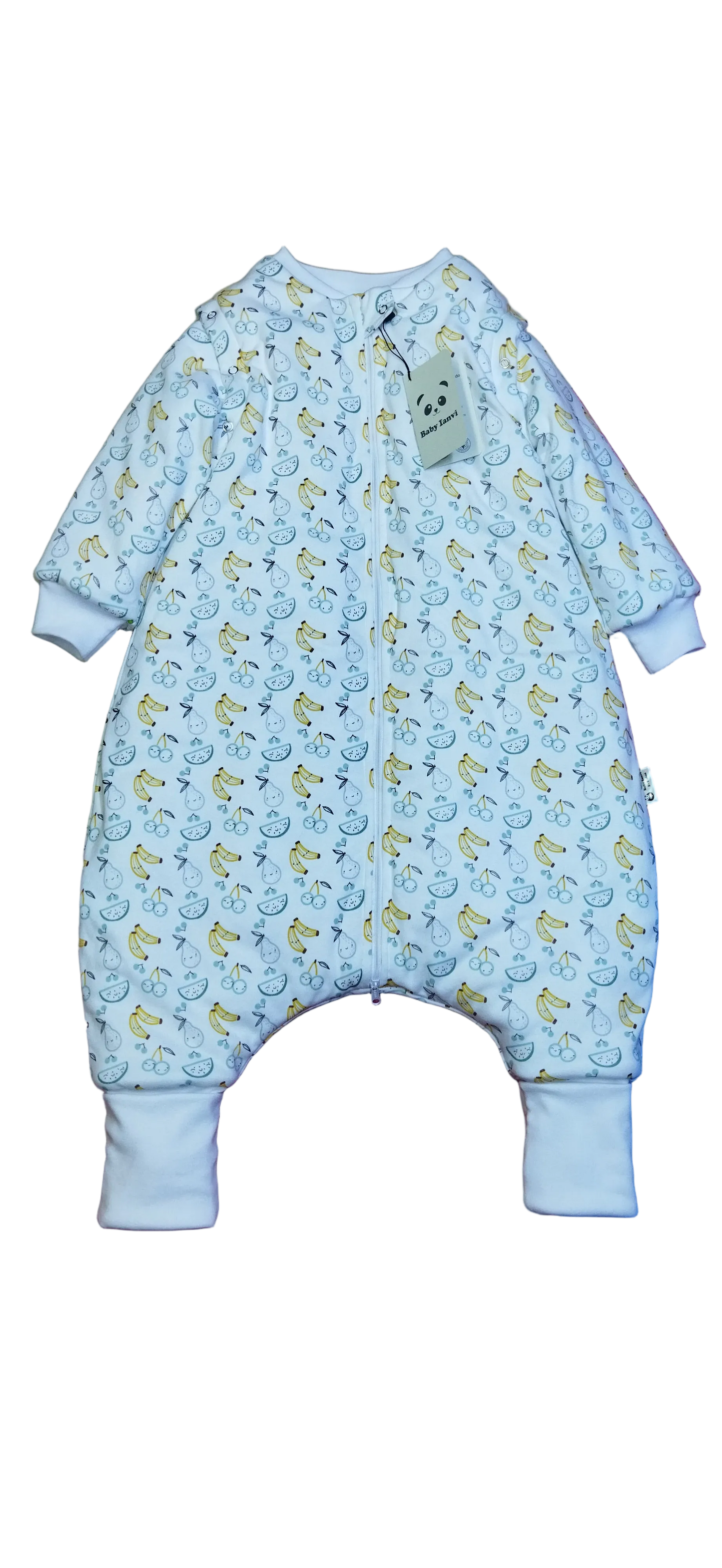 Saco de Dormir Bebé Invierno - Plátano Limón - Algodón Pima