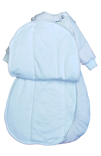 Modelo gotitas de Dormir Bebé Invierno - rayas Algodón Pima