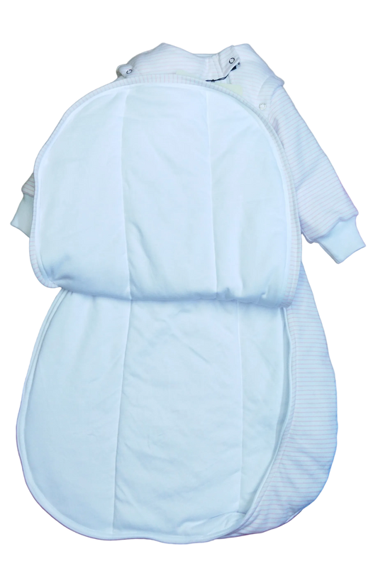Modelo gotitas de Dormir Bebé Invierno - rayas Algodón Pima