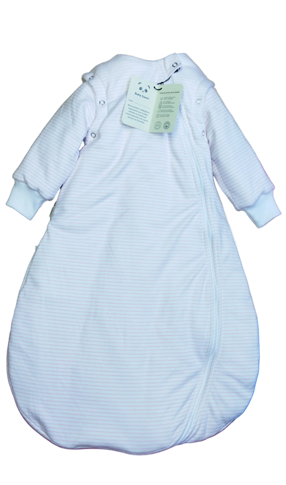 Modelo gotitas de Dormir Bebé Invierno - rayas Algodón Pima